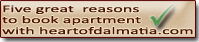 why to book apartment with heartofdalmatia.com